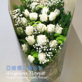 白玫瑰| 花店台北台灣