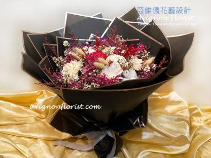 Dried flower bouquet Red Taipei