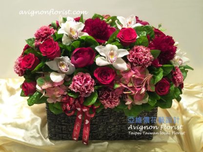 Peonies, orchids, carnations |Taiwan Flowers