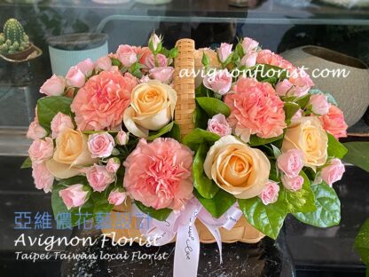 Basket of flowers | Mother's Day Flowers | Taipei Taiwan
