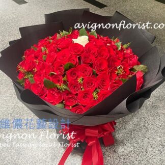 Large red rose bouquet| 99 red roses