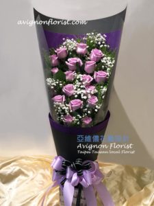 進口紫玫瑰花束 |Avignon Florist, Taipei, Taiwan