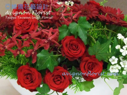 Red flower bouquet | Taipei Flower shop