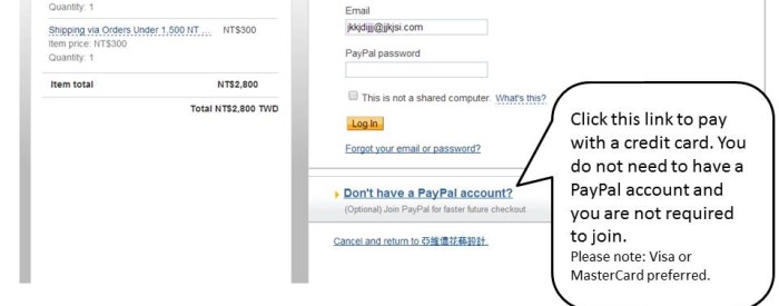 pay with credit card